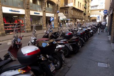 Motor scooters in Florence