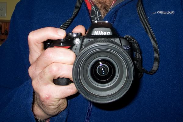 The D60 in my hand