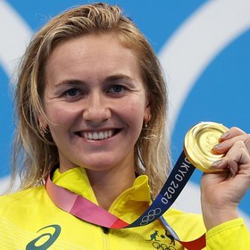 Ariarne Titmus gold medal 2021, The Wallabies sing the Anthem