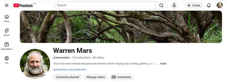 Warren Mars' YouTube Channel
